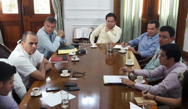 William Villamizar y su homólogo José Vielma Mora se reunieron para hablar de la frontera.